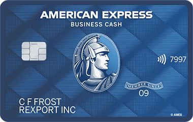 Blue Business Cash Card card art