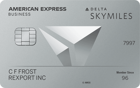 Delta SkyMiles Platinum Business Card card art