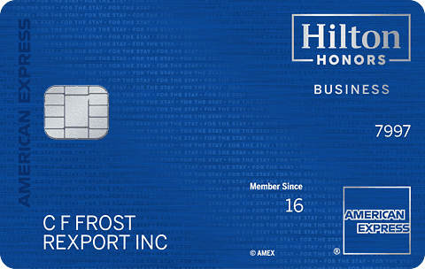 Hilton Honors Business Card card art